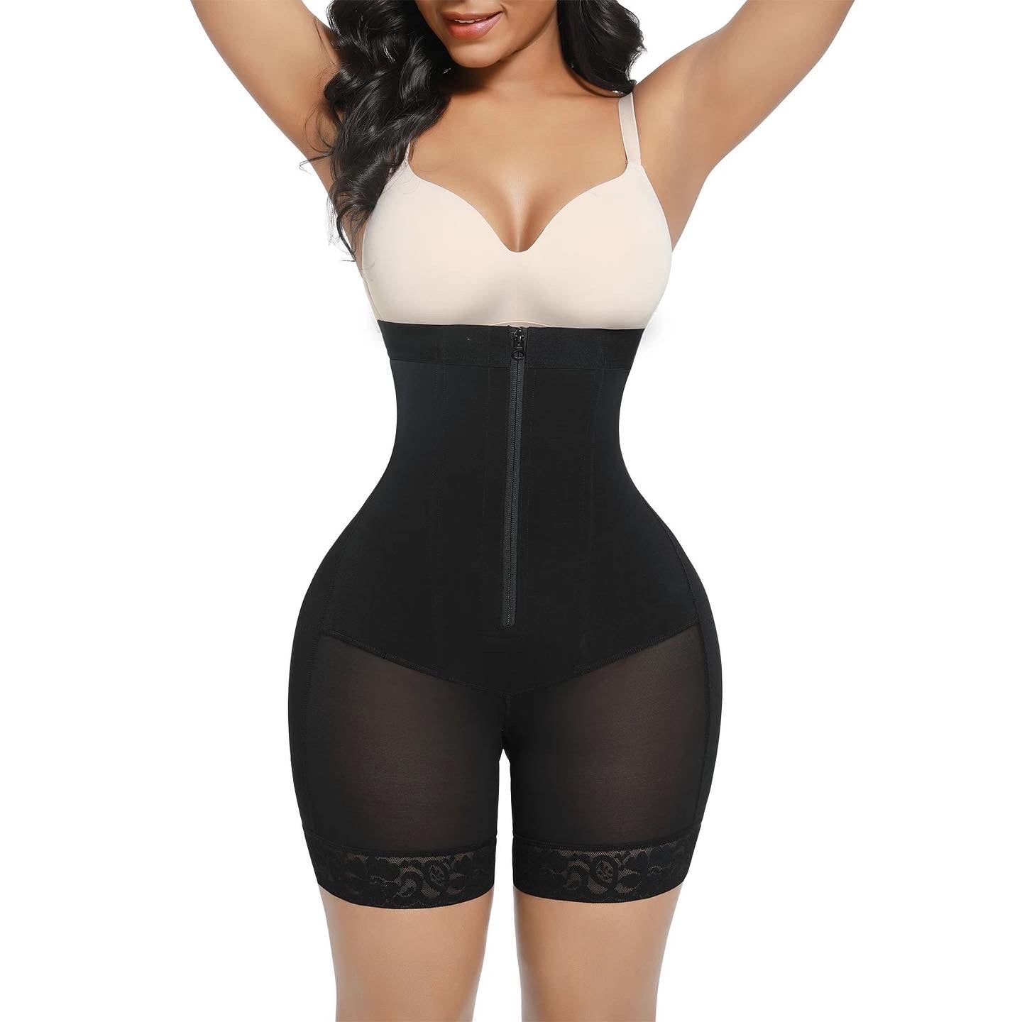 Front Zipper Black image 3
