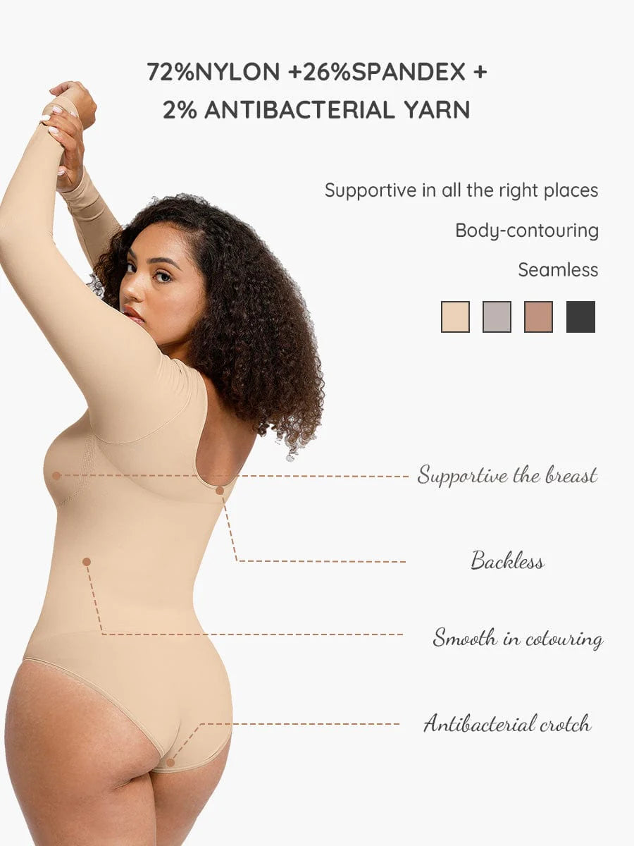 Bust support seamless bodysuit image 5