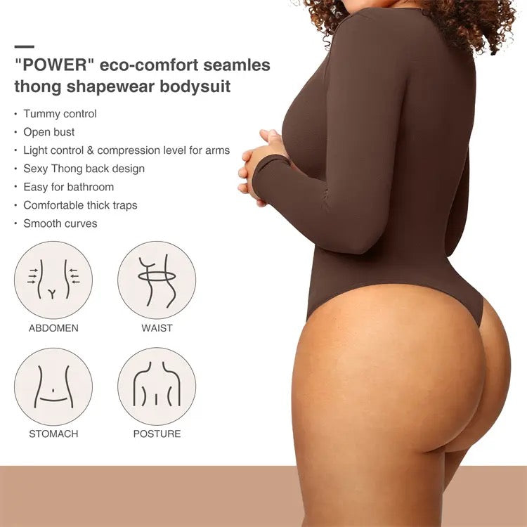 Seamless Thong Bodysuit image 3