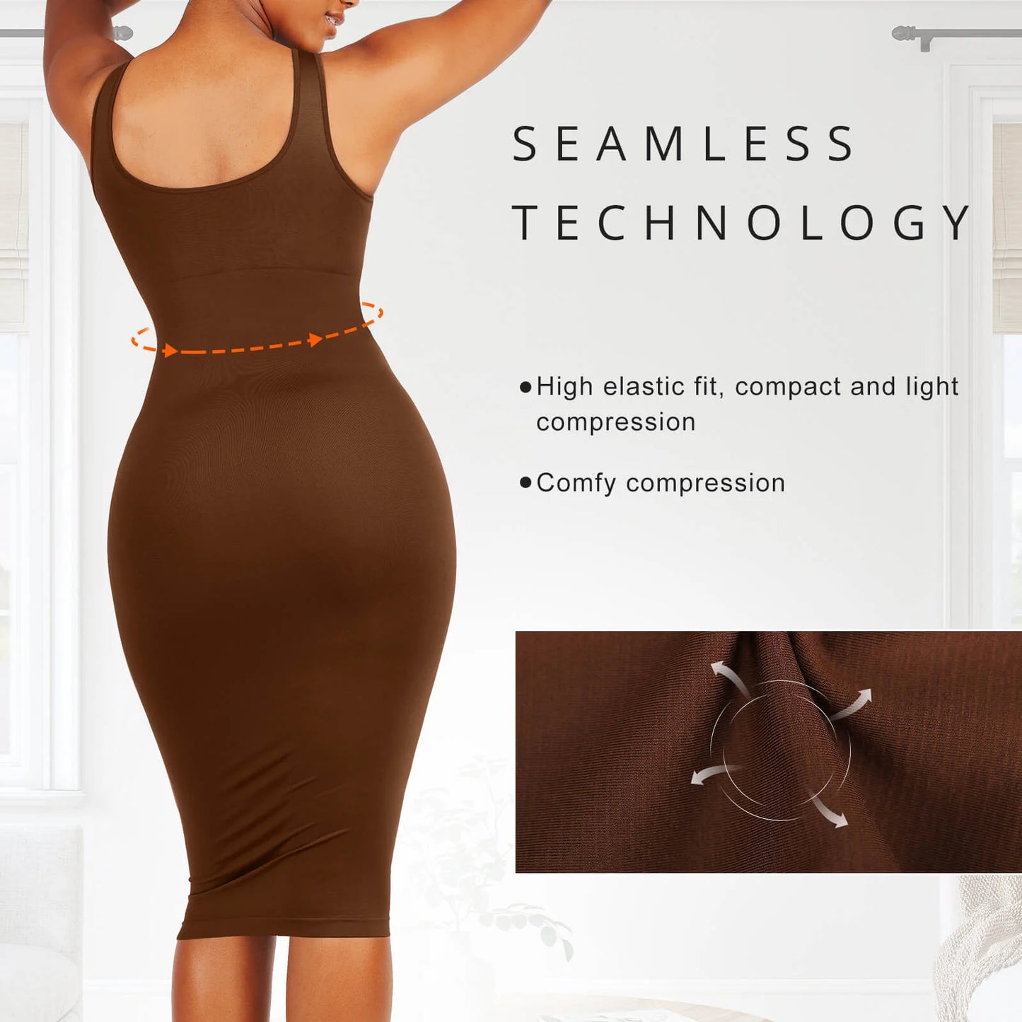 Seamless Shaper Dress (Light Support ) image 3
