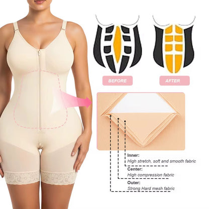 Full bodysuit shapewear (Stage 1 compression)