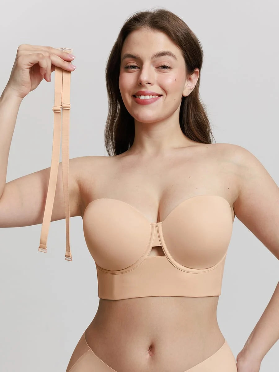 Removable straps Back fat bra
