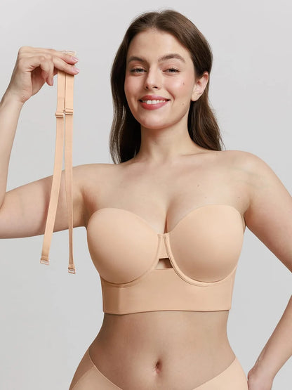 Removable straps Back fat bra