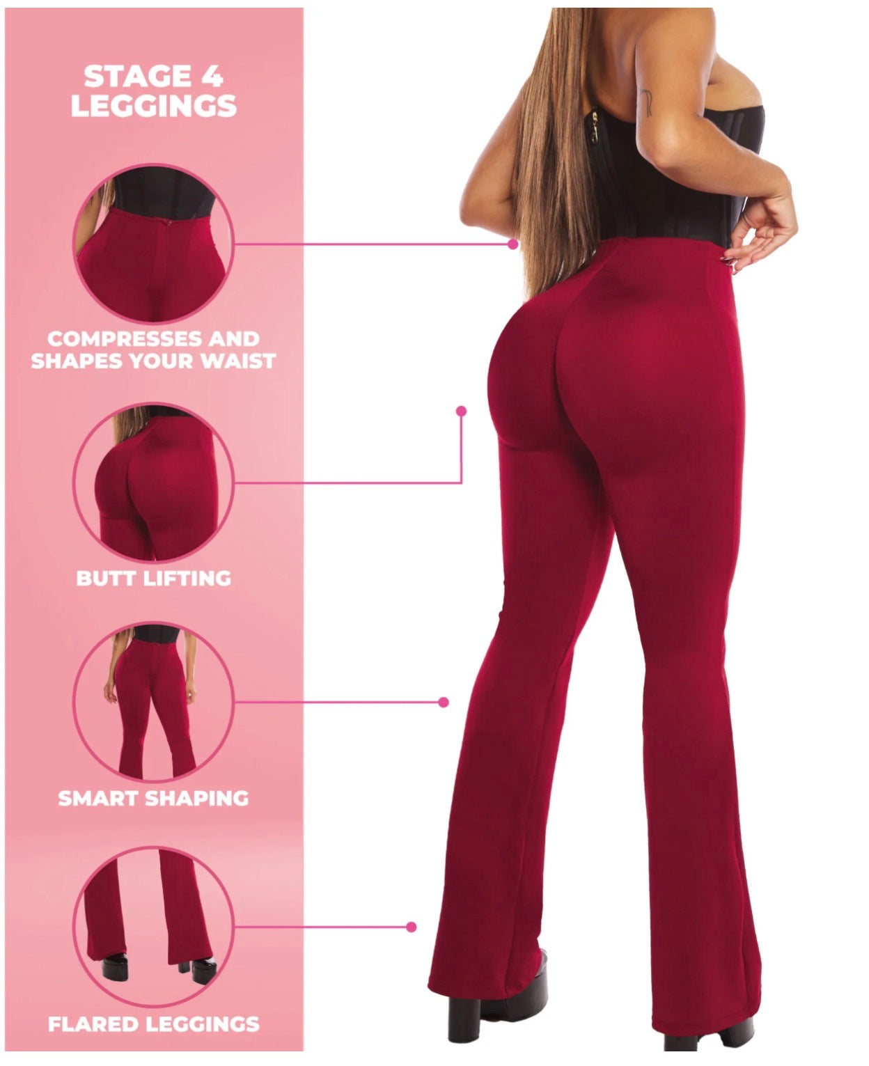Butt lifting thigh compression Leggings
