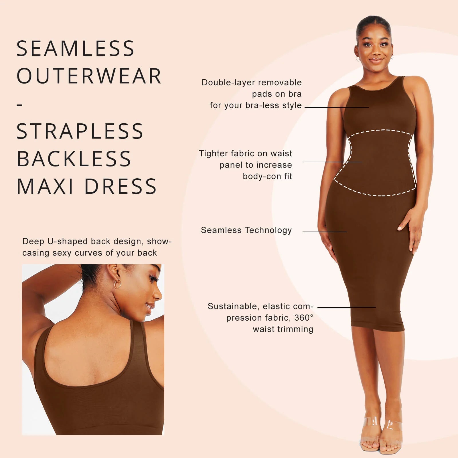 Seamless Shaper Dress (Light Support ) image 4